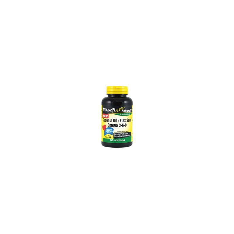 COCONUT OIL AND FLAXSEED SOFTGELS