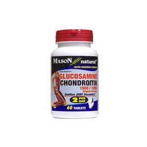 GLUCOSAMINE CHONDROITIN SUPER MAXIMUM STRENGTH 1500/1200 2 PER DAY TABLETS 
