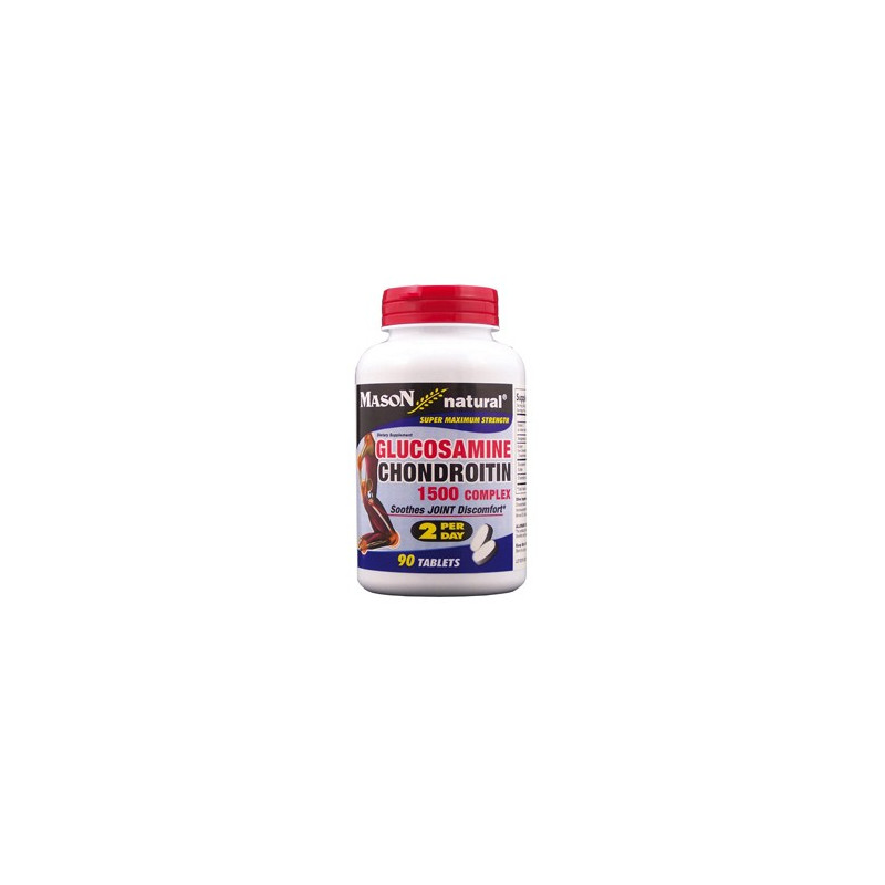 GLUCOSAMINE CHONDROITIN SUPER MAXIMUM STRENGTH 1500/1200 2 PER DAY TABLETS 