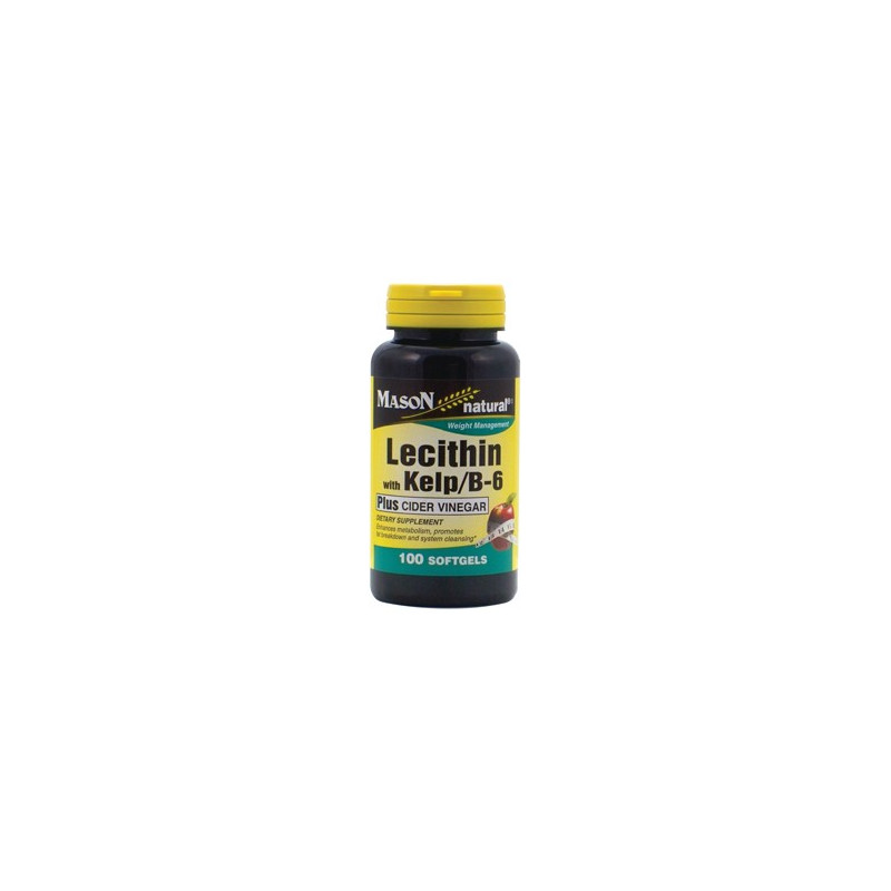 LECITHIN WITH KELP, B 6 PLUS CIDER VINEGAR SOFTGELS