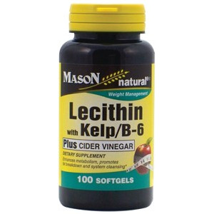 LECITHIN WITH KELP, B 6 PLUS CIDER VINEGAR SOFTGELS