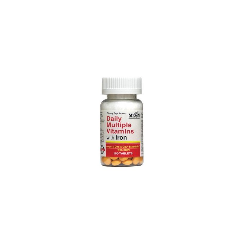 DAILY MULTIPLE VITAMINS WITH IRON TABLETS 