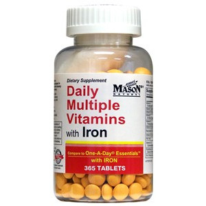 DAILY MULTIPLE VITAMINS WITH IRON TABLETS 