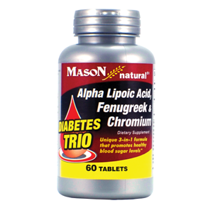 BLOOD SUGAR TRIO: ALPHA LIPOIC ACID, FENUGREEK & CHROMIUM TABLETS