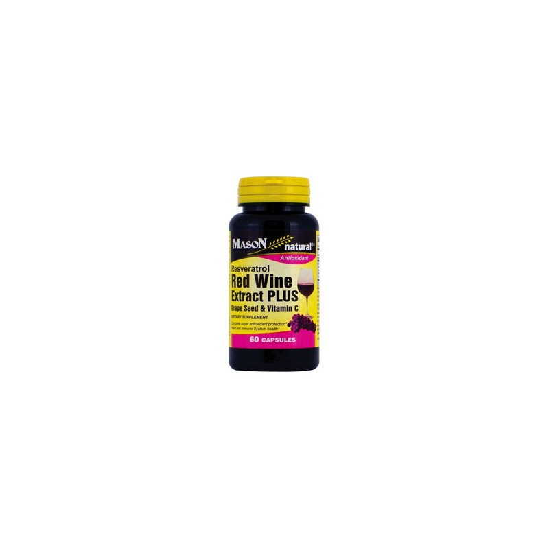 RED WINE EXTRACT PLUS GRAPE SEED AND VITAMIN C CAPSULES