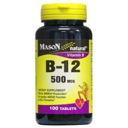 B 12 500MCG TABLETS