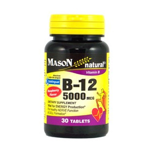 B 12 5000MCG 'DISSOLVES UNDER TONGUE" TABLETS