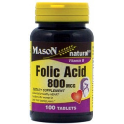 FOLIC ACID 800MCG TABLETS