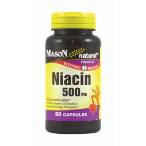 NIACIN 500MG EXTENDED RELEASE CAPSULES