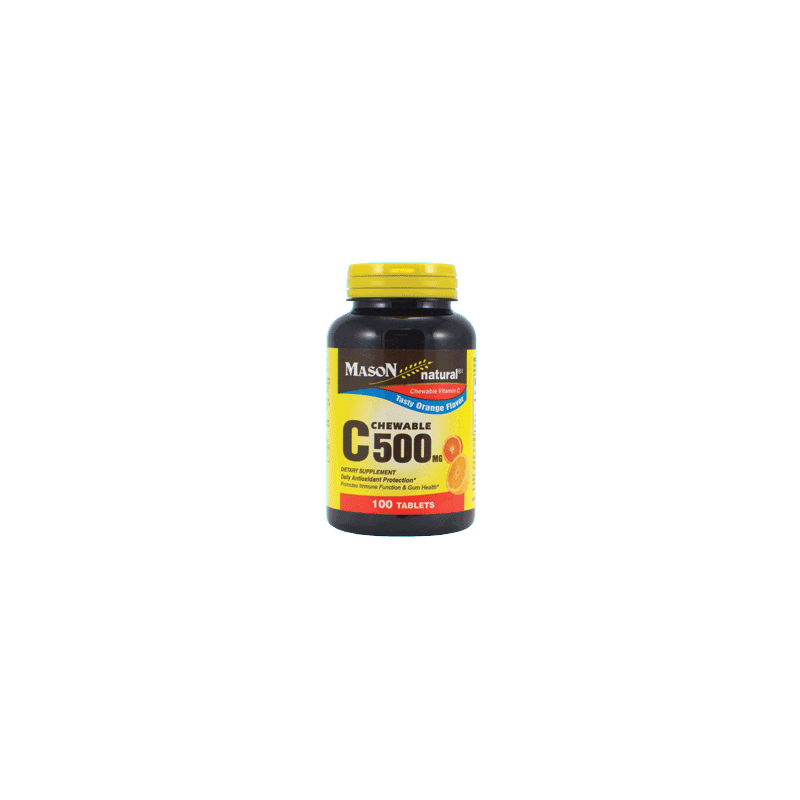 C 500MG CHEWABLE TABLETS (orange flavor)