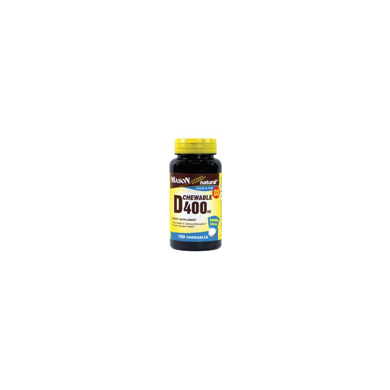 D 400IU CHEWABLE (vanilla flavor) 