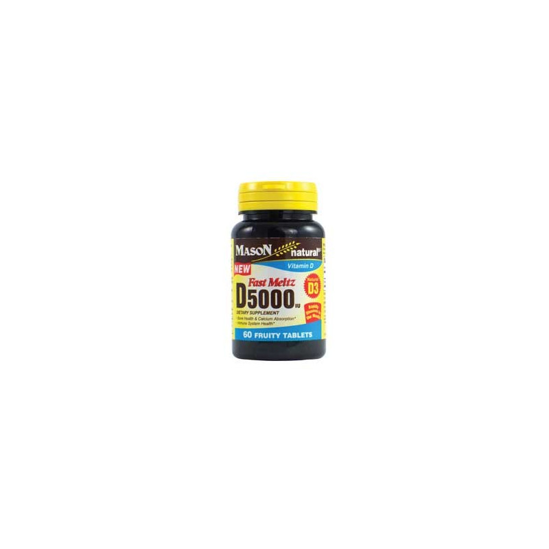 D 5000IU FAST MELTZ FRUITY TABLETS