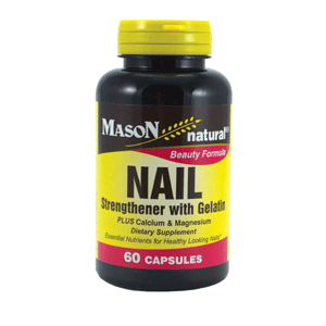 NAIL STRENGTHENER WITH GELATIN CAPSULES