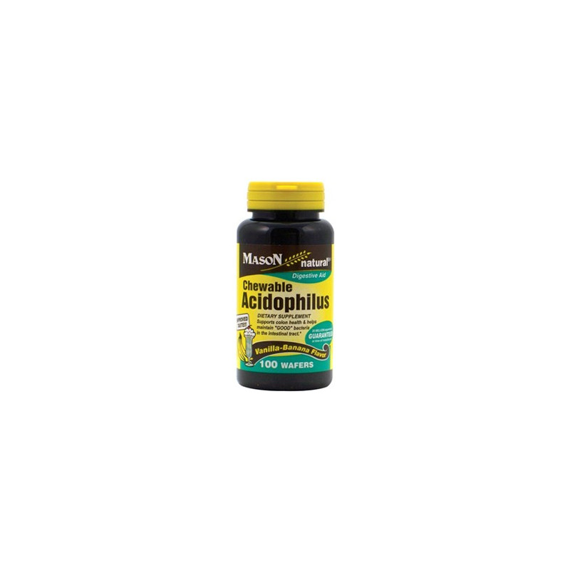 ACIDOPHILUS CHEWABLE WAFFERS (vanilla-banana flavor)