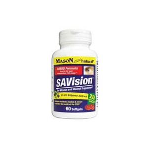SAVISION PLUS BILBERRY EXTRACT SOFTGELS