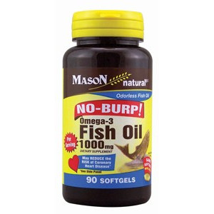 FISH OIL 1000MG (PER SERVING) OMEGA-3 NO BURP SOFTGELS