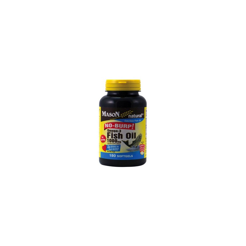 NO BURP OMEGA 3 FISH OIL 1000MG