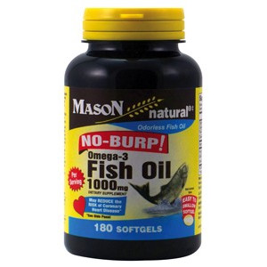 NO BURP OMEGA 3 FISH OIL 1000MG