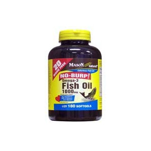 FISH OIL 1000MG OMEGA-3 NO BURP SOFTGELS
