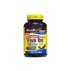 FISH OIL 1200MG OMEGA-3 NO BURP SOFTGELS
