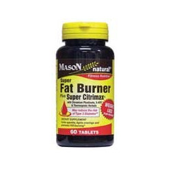 FAT BURNER PLUS SUPER CITRIMAX WITH CHROMIUM PICOLINATE, 5HTP & THERMOGENIC HERBALS TABLETS